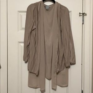 Lightweight cardigan flowing Lined Coastal grandma costal cottage beach sand